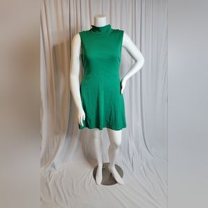 New York & Company Halterneck Flare Dress - City Knits sz L